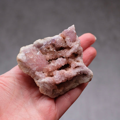 Pink Amethyst Cluster | Patagonia Pink Amethyst Natural Crystal Geode