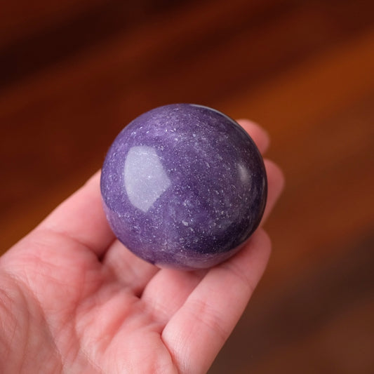 Lepidolite Sphere | Purple Lepidolite Crystal Sphere