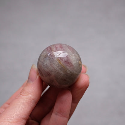 Purple Rose Quartz Sphere | Lavender Rose Quartz Crystal Sphere