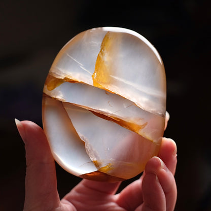 Girasol Golden Healer Quartz | Golden Healer Palm Stone