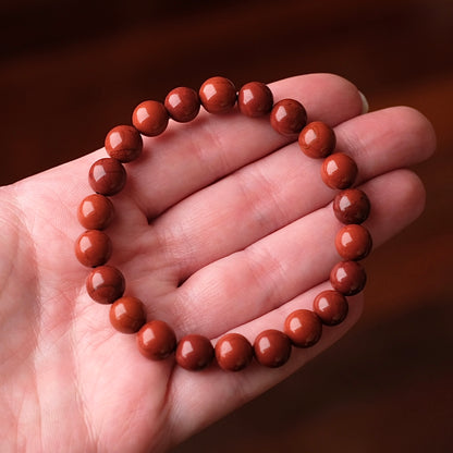 Red Jasper Bracelet | Crystal Stretch Bracelet