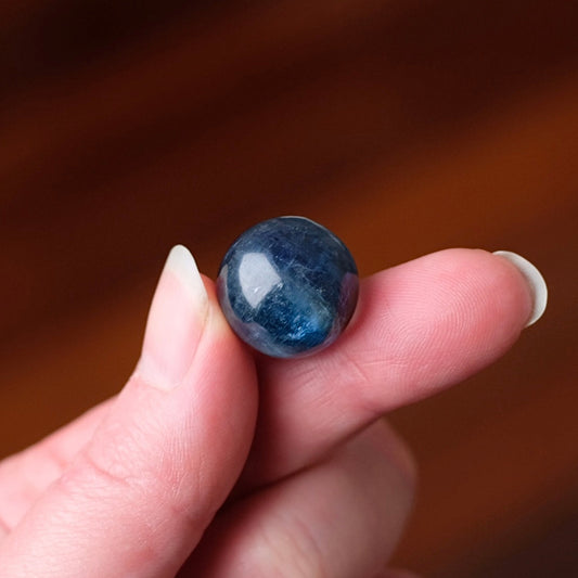 Gem Blue Kyanite Sphere | Mini Kyanite Crystal Sphere