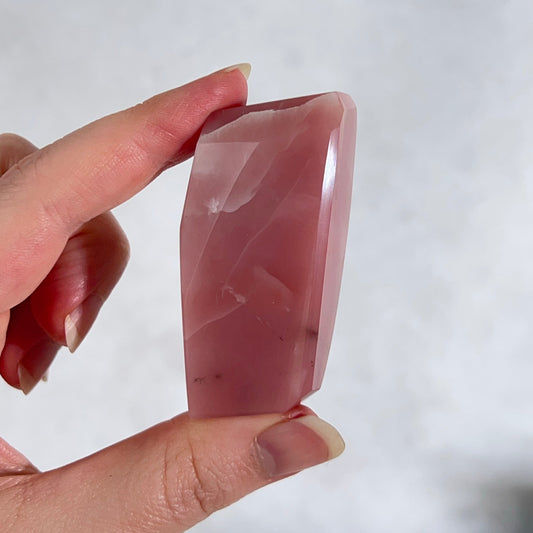 Rare Guava Quartz Freeform | Pink Quartz Crystal Freeform