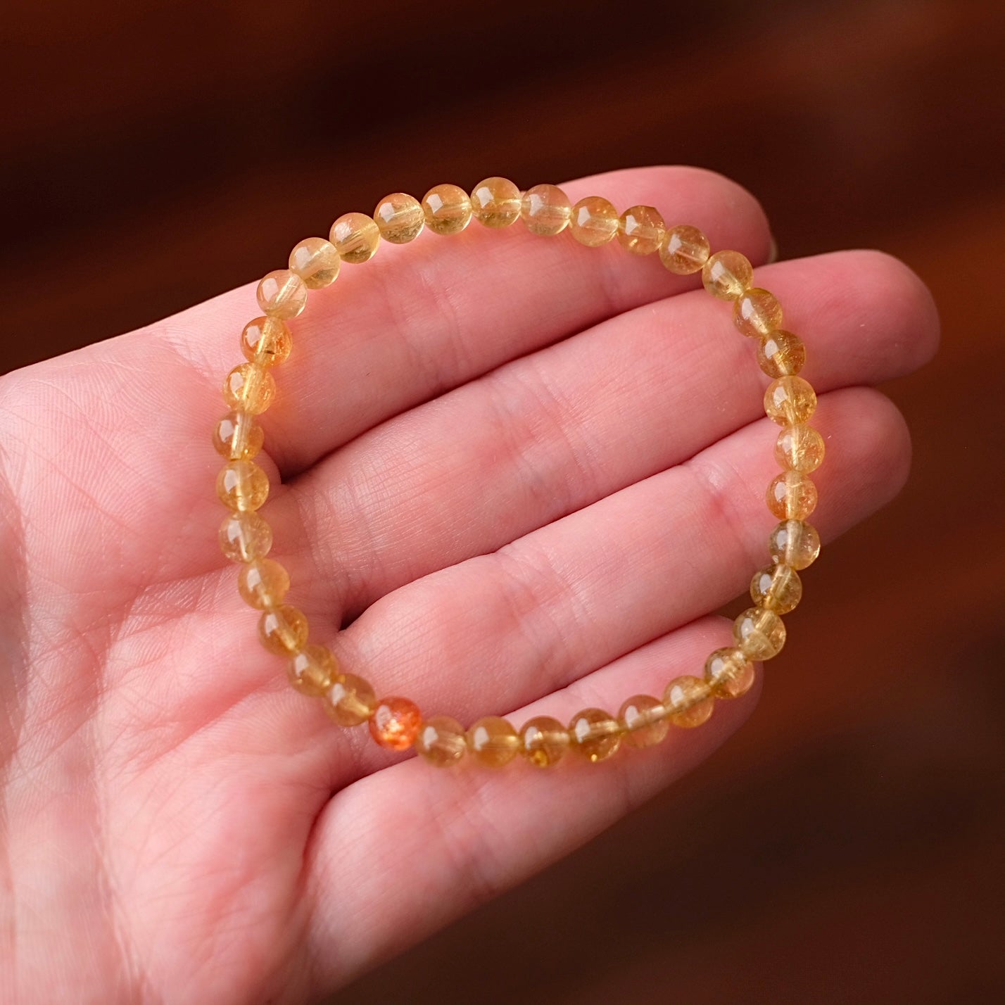 Sunstone & Yellow Tourmaline Bracelet | Arusha Sunstone