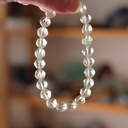 Prasiolite Bracelet | Green Amethyst Crystal Bracelet