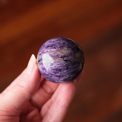Purple Charoite Sphere | Charoite Crystal Sphere