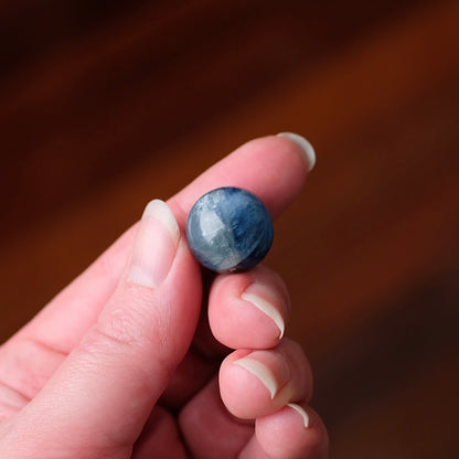 Gem Blue Kyanite Sphere | Mini Kyanite Crystal Sphere