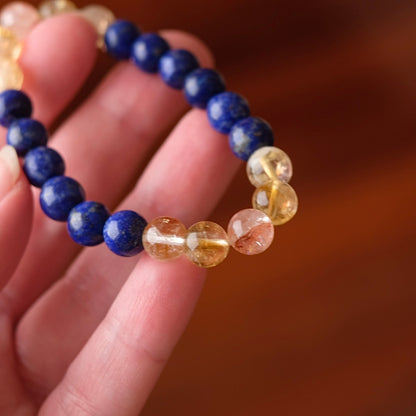 Lapis Lazuli Crystal Bracelet | OOAK Crystal Bracelet