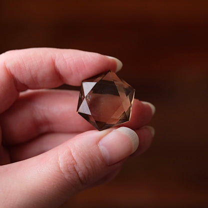 Smokey Quartz Hexagon | Crystal Jewel | Star of David