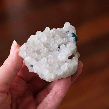 Quartz + Peacock Ore Cluster | Quartz Cluster with Bornite