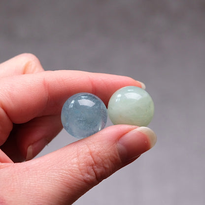 Aquamarine Sphere Set | Blue & Green Aquamarine Crystal Sphere