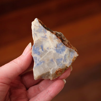 Rare Blue Lepidolite Slab | Polished Lepidolite Crystal Slice