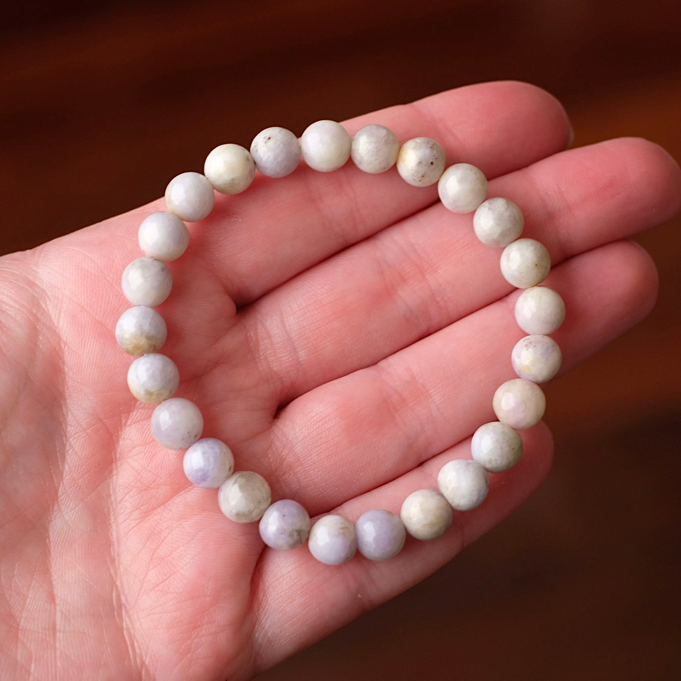 Hackmanite Bracelet | UV Reactive Crystal Stretch Bracelet