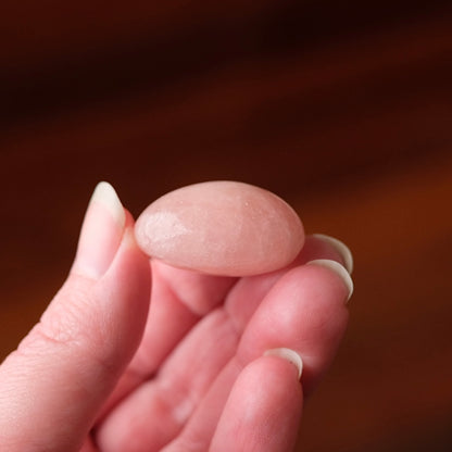 Peach Morganite Pocket Stone | Tumbled Crystal
