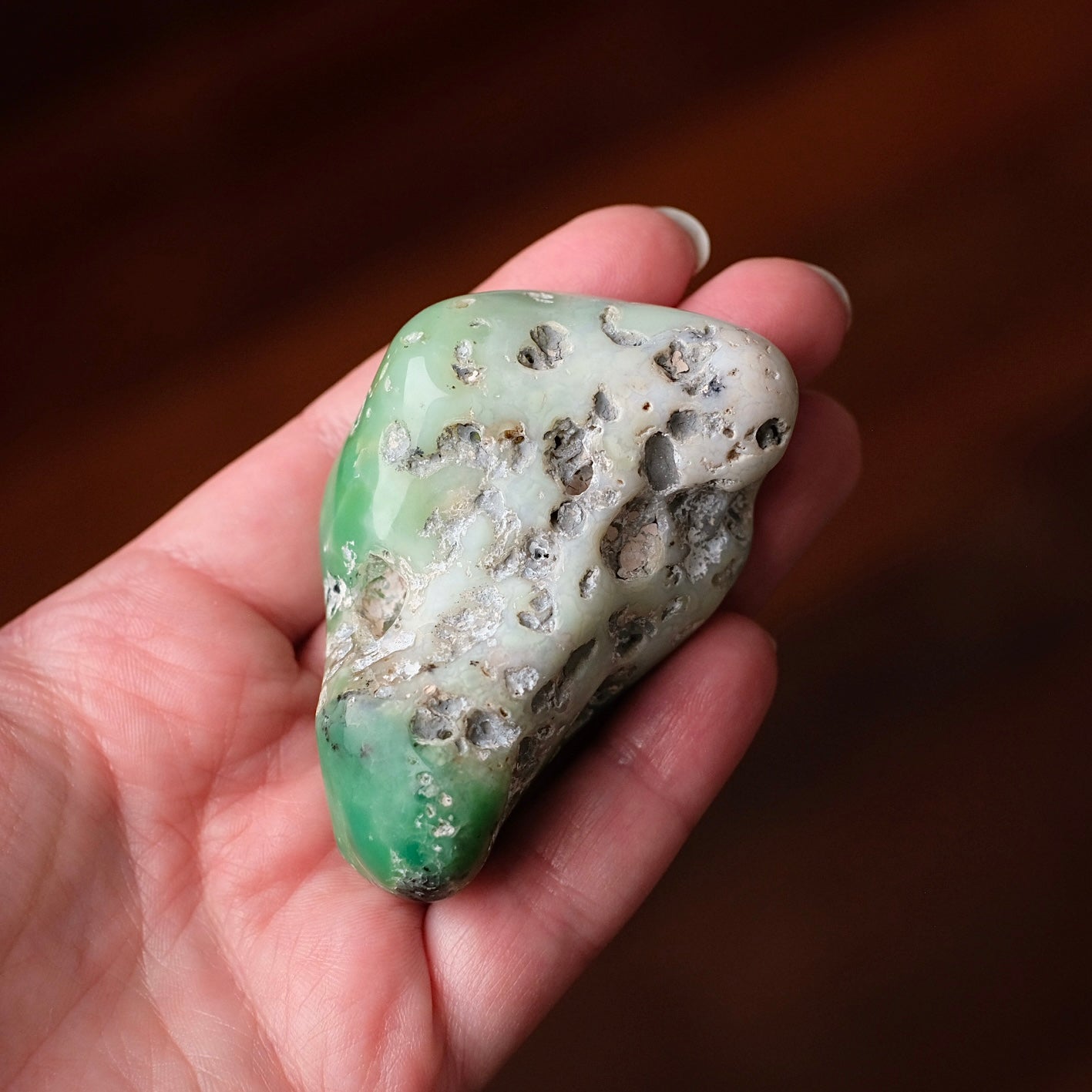 Australian Chrysoprase Freeform | Polished Chrysoprase Crystal