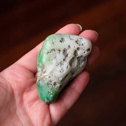 Australian Chrysoprase Freeform | Polished Chrysoprase Crystal