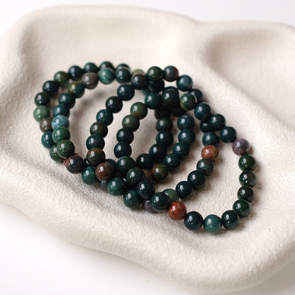 Bloodstone Bracelet | Heliotrope Crystal Bracelet