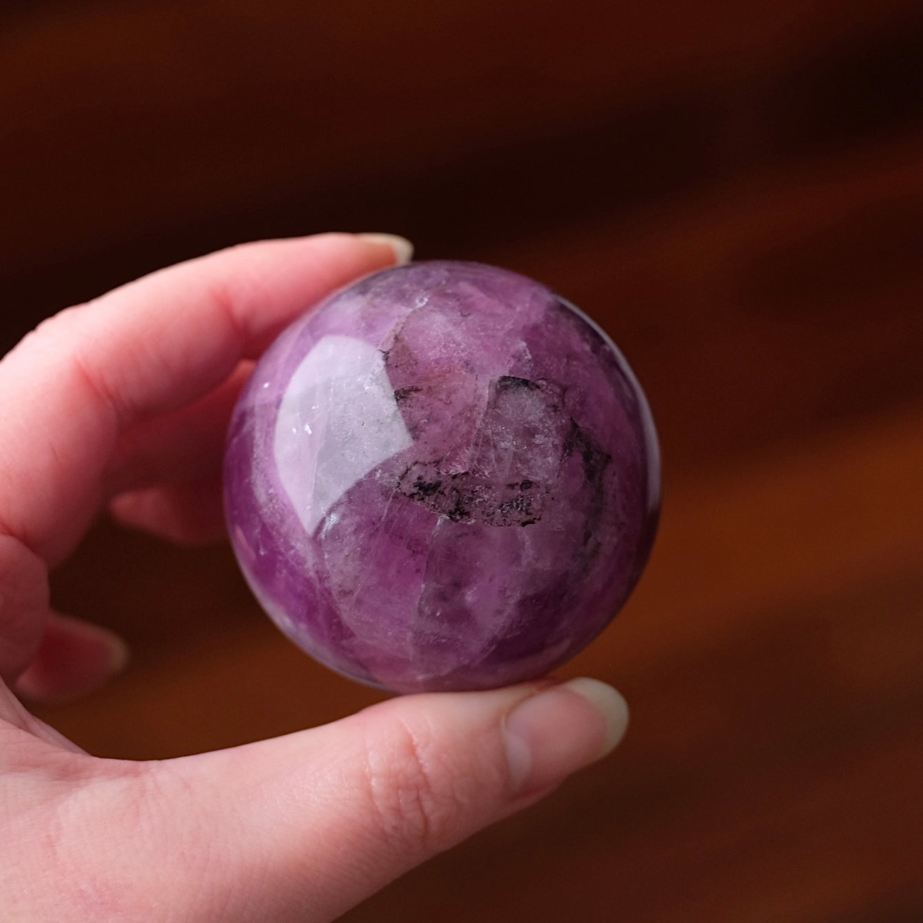 Dendritic Fluorite Sphere | Fluorite Crystal Sphere