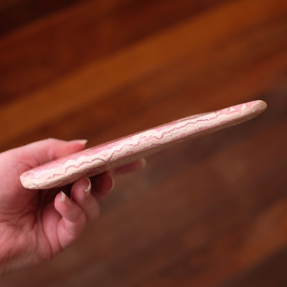 Rhodochrosite Freeform | Polished Rhodochrosite Crystal A