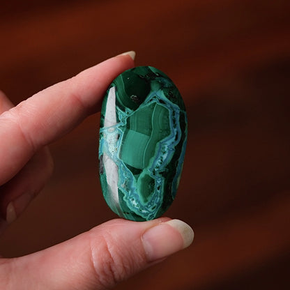 Malachite Palm | Malachite Chrysocolla Crystal Palm