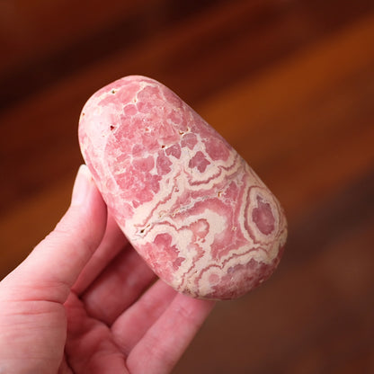 Rhodochrosite Freeform | Polished Rhodochrosite Crystal D