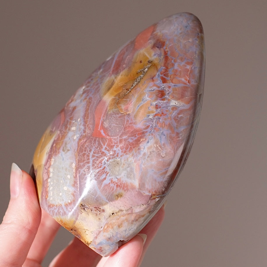 Pink Ibis Jasper Freeform | Brecciated Jasper Polished Freeform