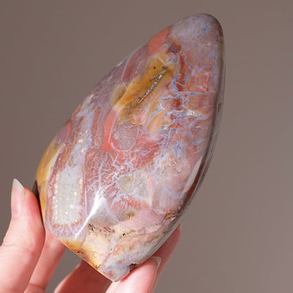 Pink Ibis Jasper Freeform | Brecciated Jasper Polished Freeform