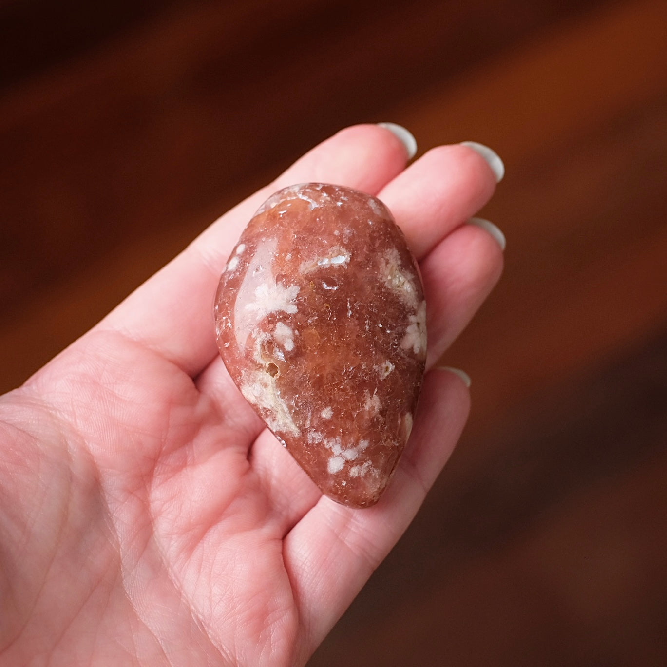 Raspberry Pink Amethyst | Polished Pink Amethyst Crystal Freeform 4