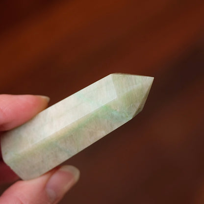 Garnierite Point | Green Moonstone Crystal Tower