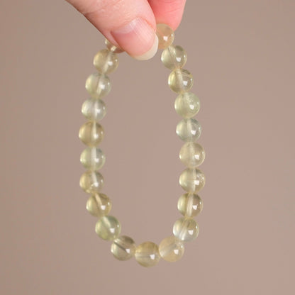 Yellow Prehnite Bracelet | Crystal Stretch Bracelet