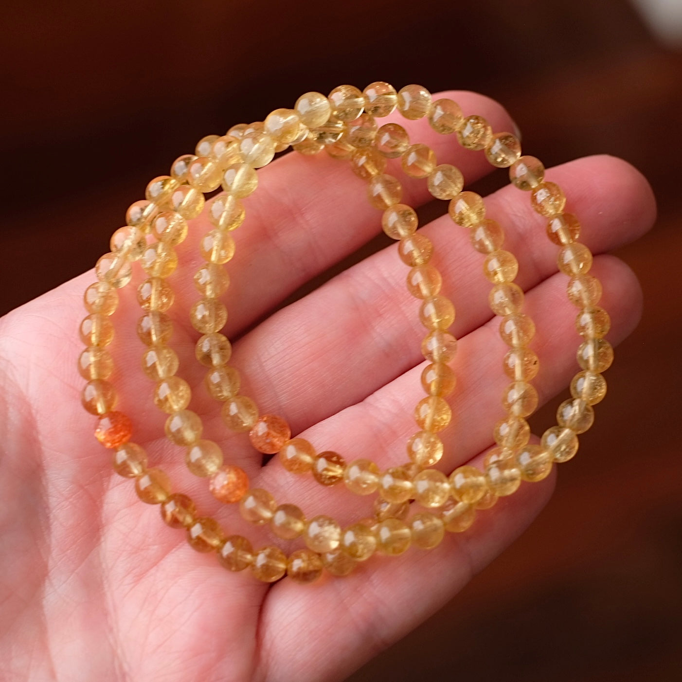 Sunstone & Yellow Tourmaline Bracelet | Arusha Sunstone