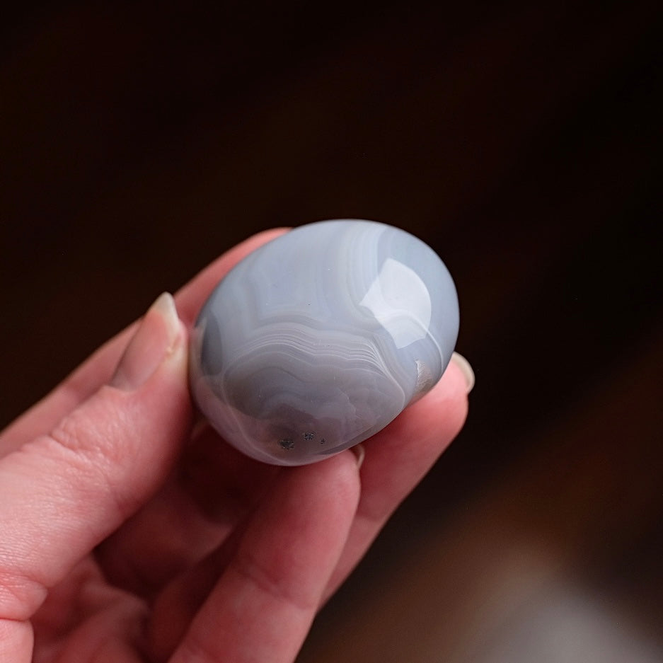 Banded Agate Palm | Agate Crystal Palm Stone