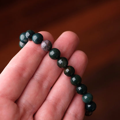 Bloodstone Bracelet | Heliotrope Crystal Bracelet