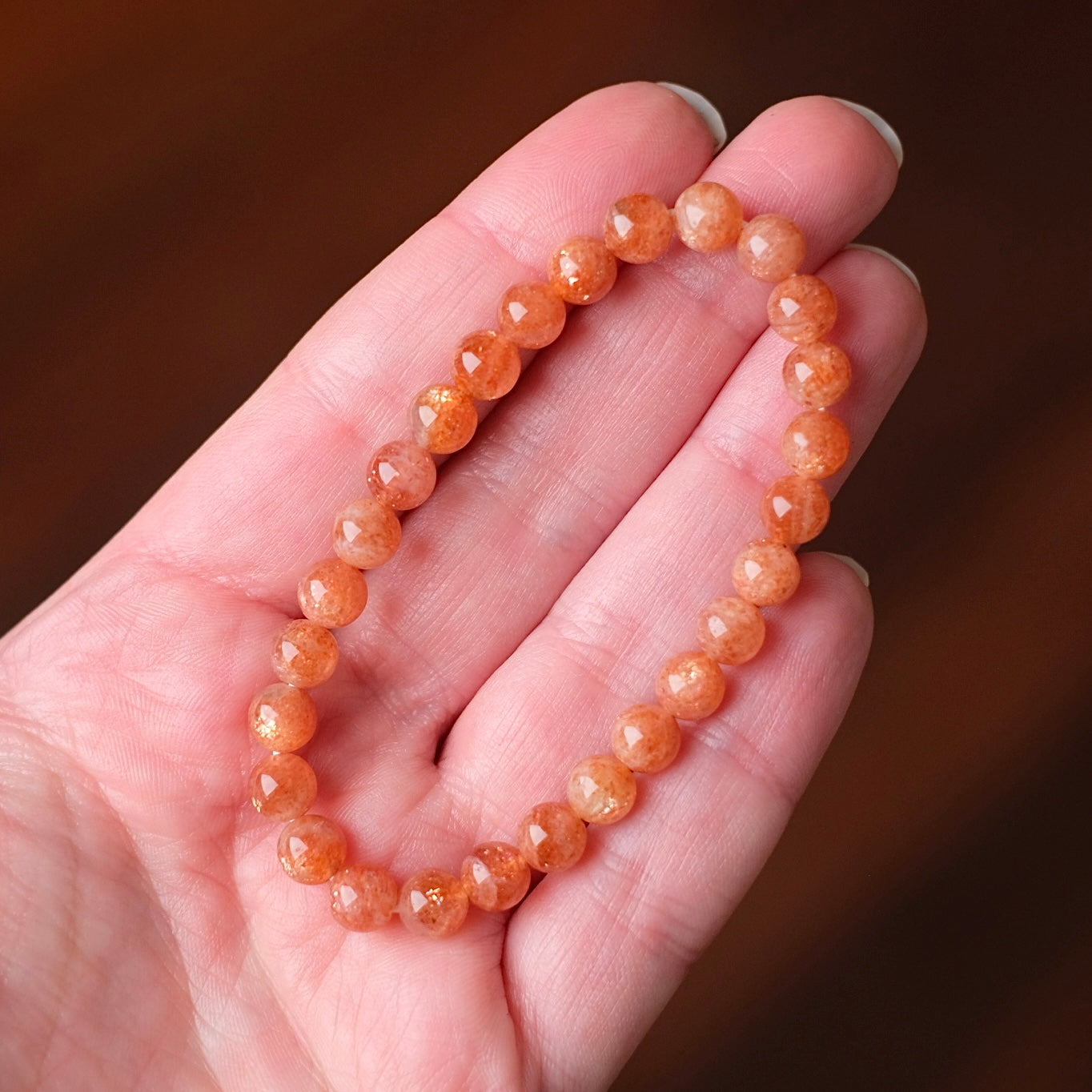 Sunstone Bracelet | Sunstone Crystal Stretch Bracelet