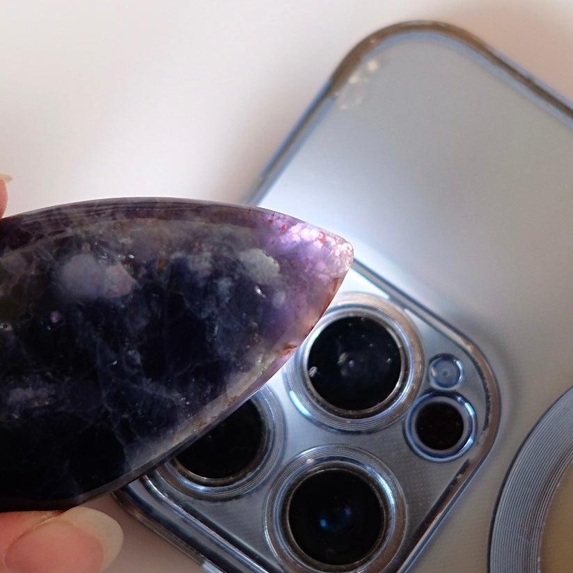 Iolite & Sunstone Freeform | Blood Iolite Crystal Freeform