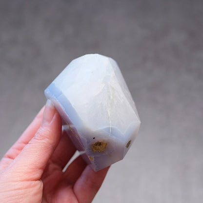 Blue Lace Agate + Quartz Freeform | Blue Lace Agate Crystal