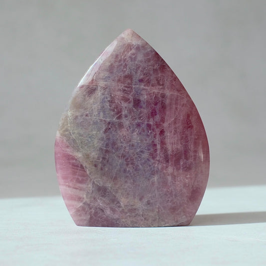 Purple Rose Quartz Freeform | Polished Crystal Freeform