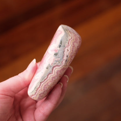 Rhodochrosite Freeform | Polished Rhodochrosite Crystal B