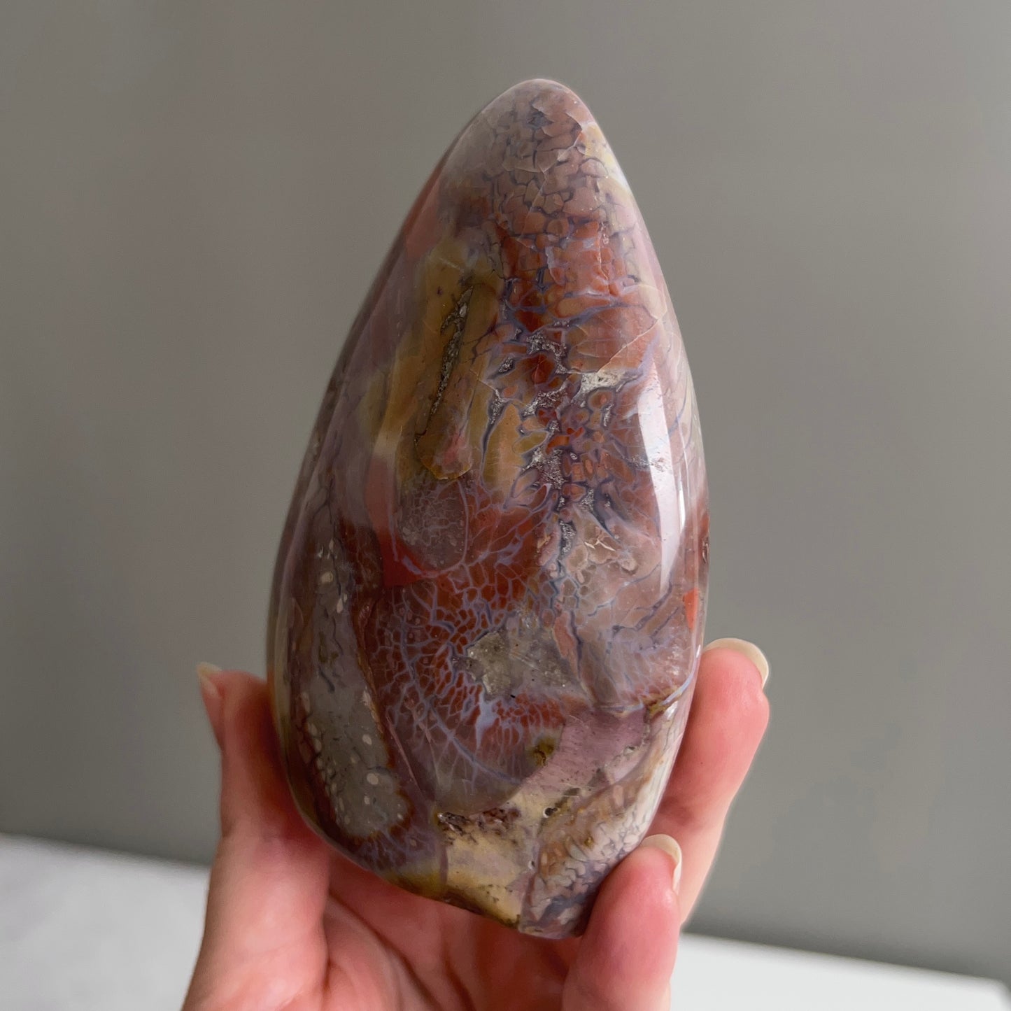 Pink Ibis Jasper Freeform | Brecciated Jasper Polished Freeform