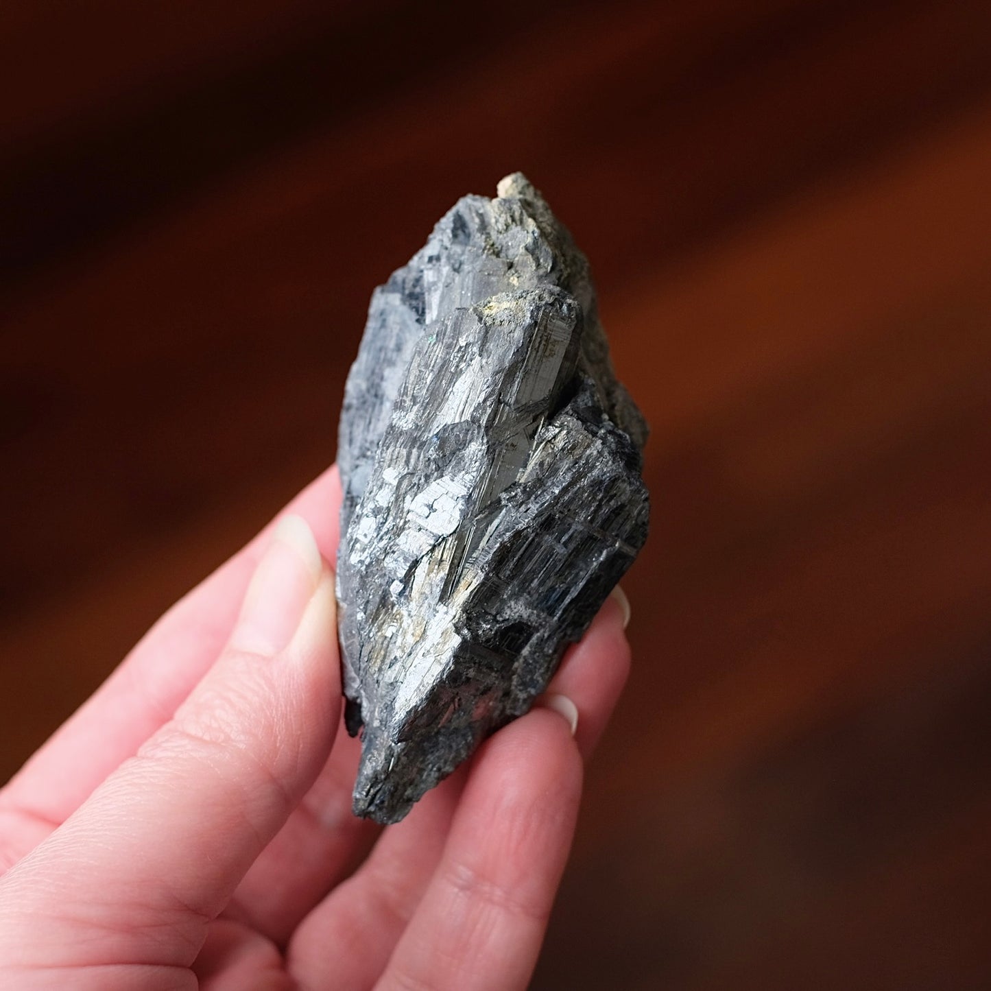 Stibnite Crystal Specimen | Raw Antimonite