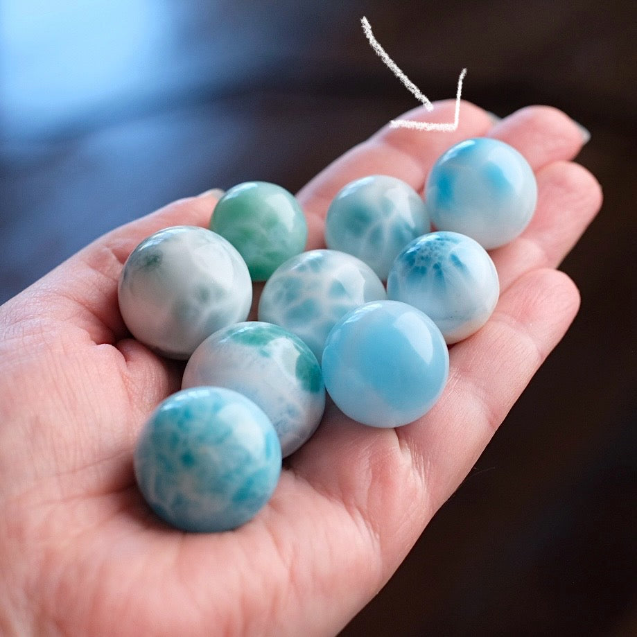 Larimar Crystal Sphere | High Grade Larimar Sphere