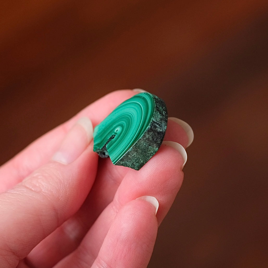 Malachite Slice | Polished Malachite Crystal Slab