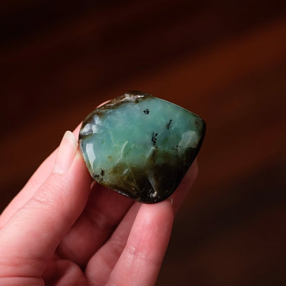 Australian Chrysoprase Freeform | Polished Chrysoprase Crystal