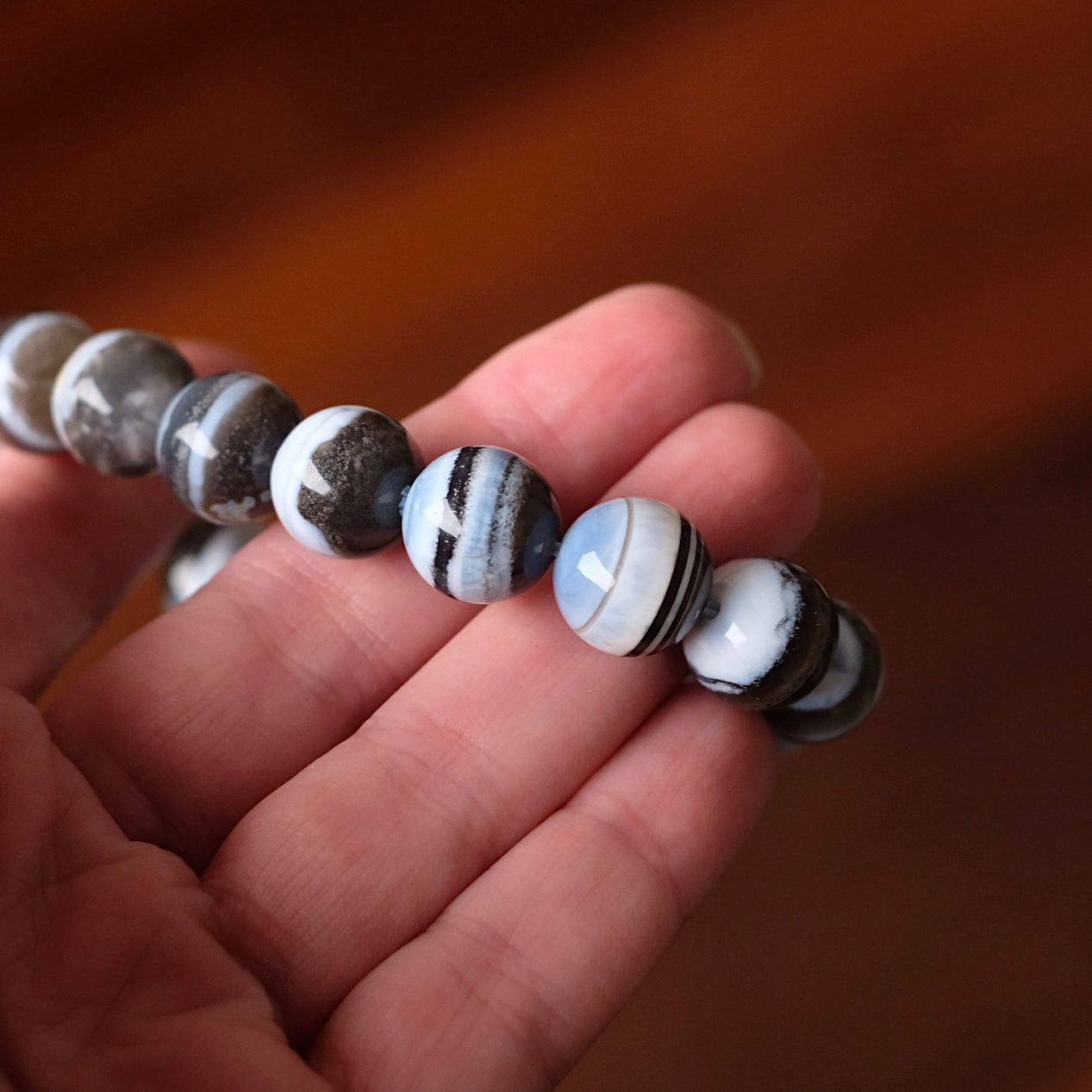 Owyhee Blue Opal Bracelet | Opal Stretch Bracelet