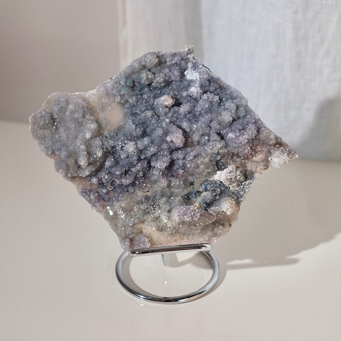 Amethyst Flower Specimen | Multicolor Crystalline Amethyst Specimen