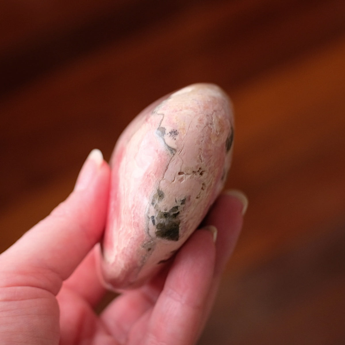 Rhodochrosite Freeform | Polished Rhodochrosite Crystal H