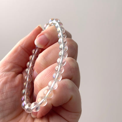 Angel Aura Quartz Bracelet | Crystal Stretch Bracelet