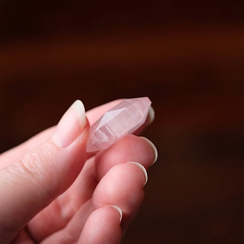 Rose Quartz Hexagon | Crystal Jewel | Star of David