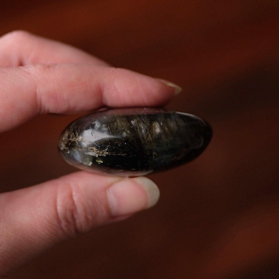 Labradorite Palm | Orange Labradorite Crystal Palm