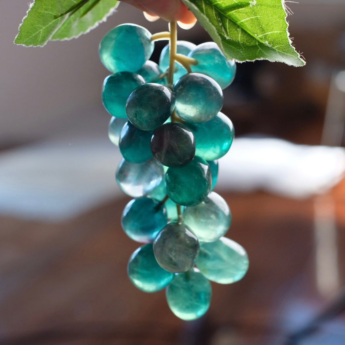 Fluorite Grape Bunch | Unique Artificial Crystal Grapes